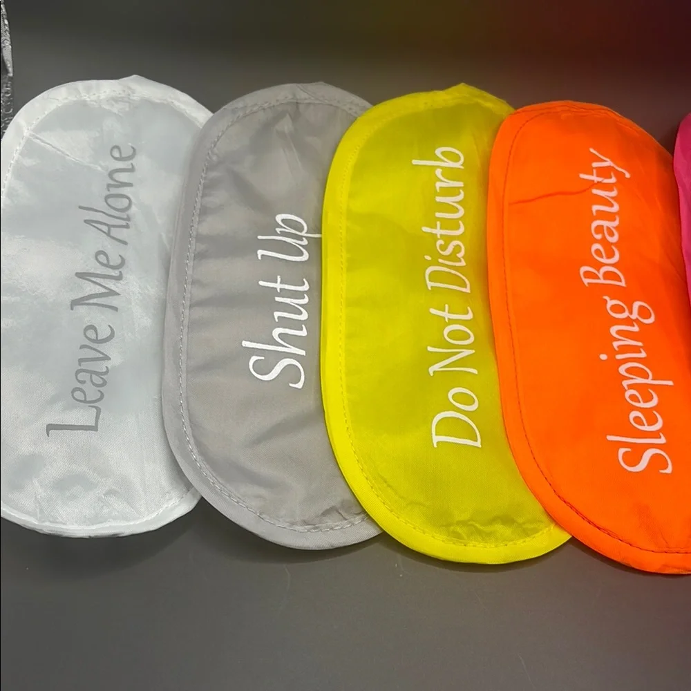 Colorful Sleep Mask Set - Picture 3 of 6